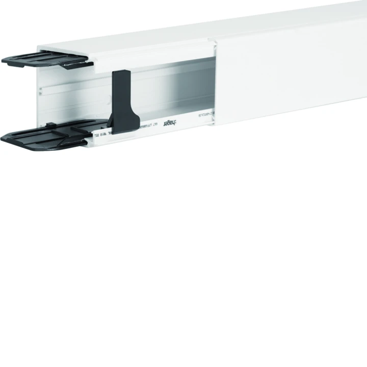 Goulotte de distribution lifea LFF 60x60mm 1 compartiment PVC Blanc
