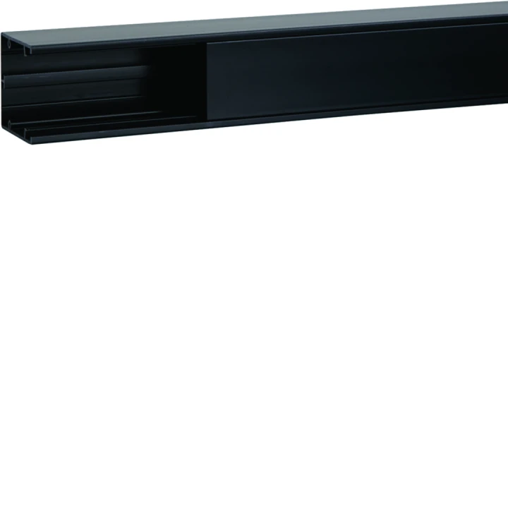 Goulotte d'installation GBD 50x50mm 1 compartiment PVC noir
