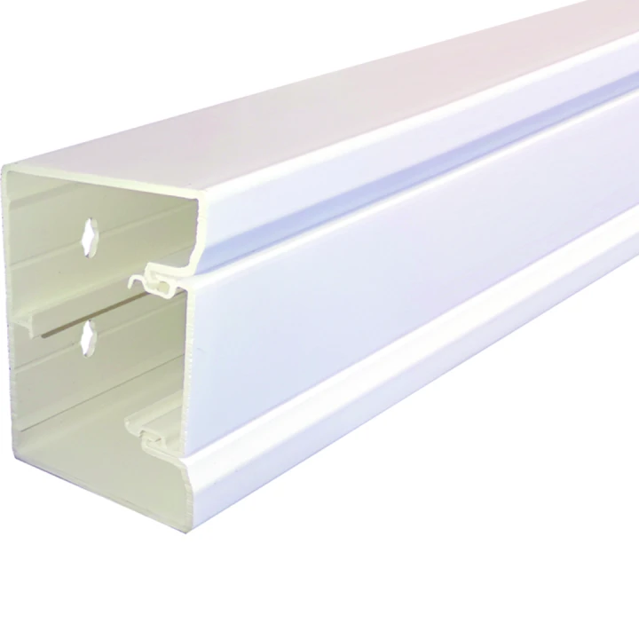 Goulotte d'installation GBD 50x85mm 1 compartiment PVC blanc
