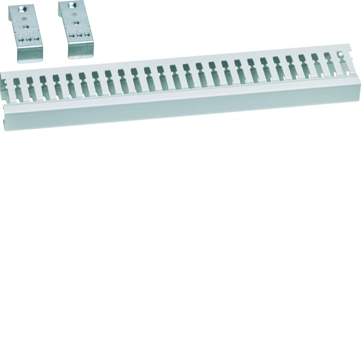 Goulotte horizontale pour coffrets vega largeur 18 modules 1 à 4 rangées