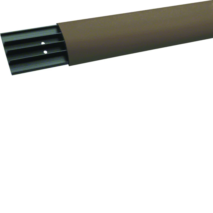 Goulotte passage de plancher officea PVC rigide h 18 x l75 RAL 8014 marron