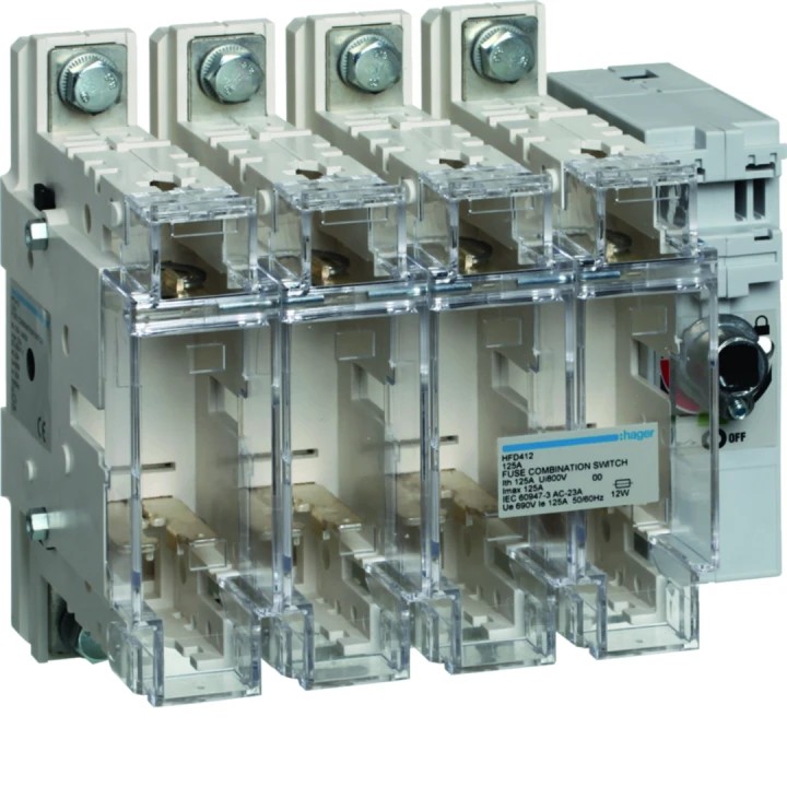 Interrupteur combiné fusible  4P - 125 A  - T00