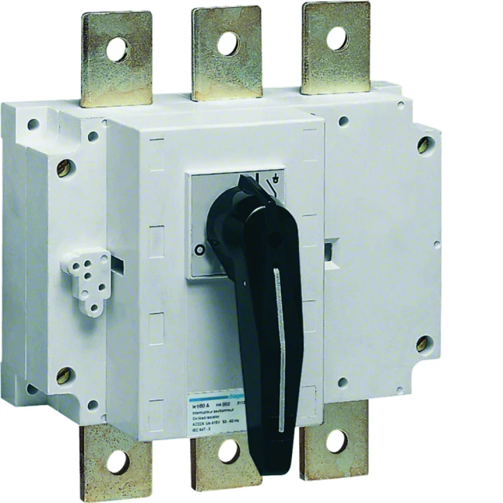 Interrupteur coupure apparente 3P In160A Ue380 - 415Vac Poignée rotative longue