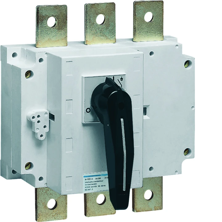 Interrupteur coupure apparente 3P In400A Ue380 - 415Vac Poignée rotative longue