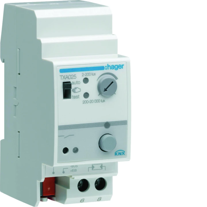 Interrupteur crépusculaire 1-6 KNX 20kLux