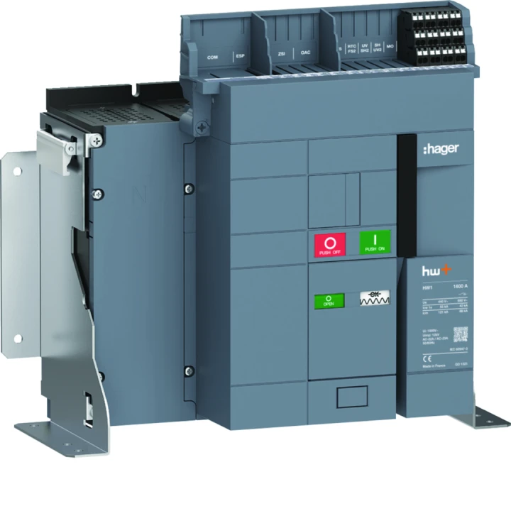 Interrupteur Ouvert HW1 1600A 4P Fixe