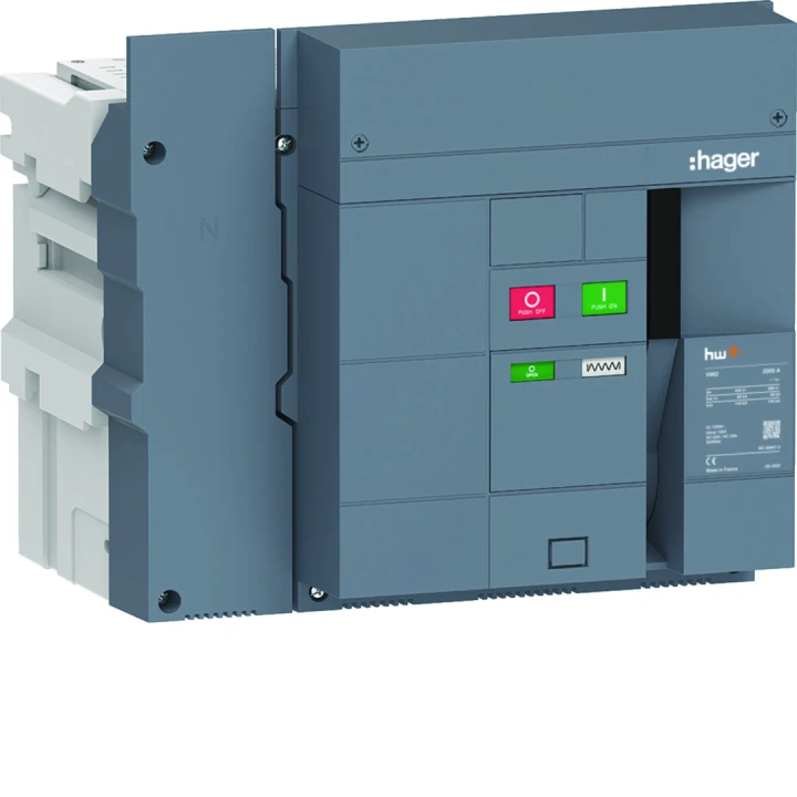 Interrupteur Ouvert HW2 2000A 4P Débrochable