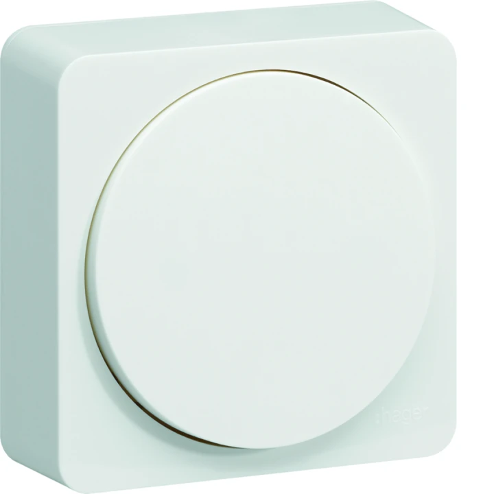 Interrupteur va et vient ou bouton poussoir InterBP duo Ateha Blanc