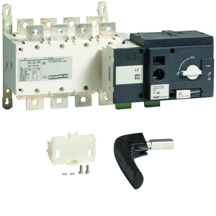 Inverseur de source 4P In400A Ue380 - 415Vac commande motorisée