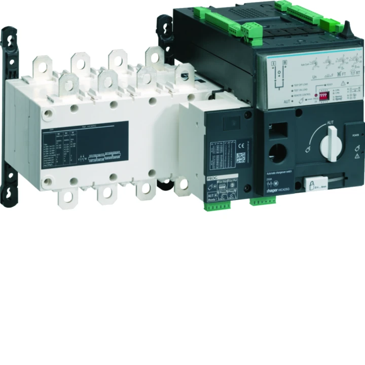 Inverseur de source 4P In630A Ue380 - 415Vac commande motorisée automatique