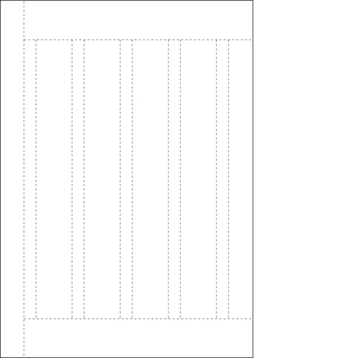 Jeu de 10 feuilles de repérage A4 pré-découpées pour Gamma 13 et 18