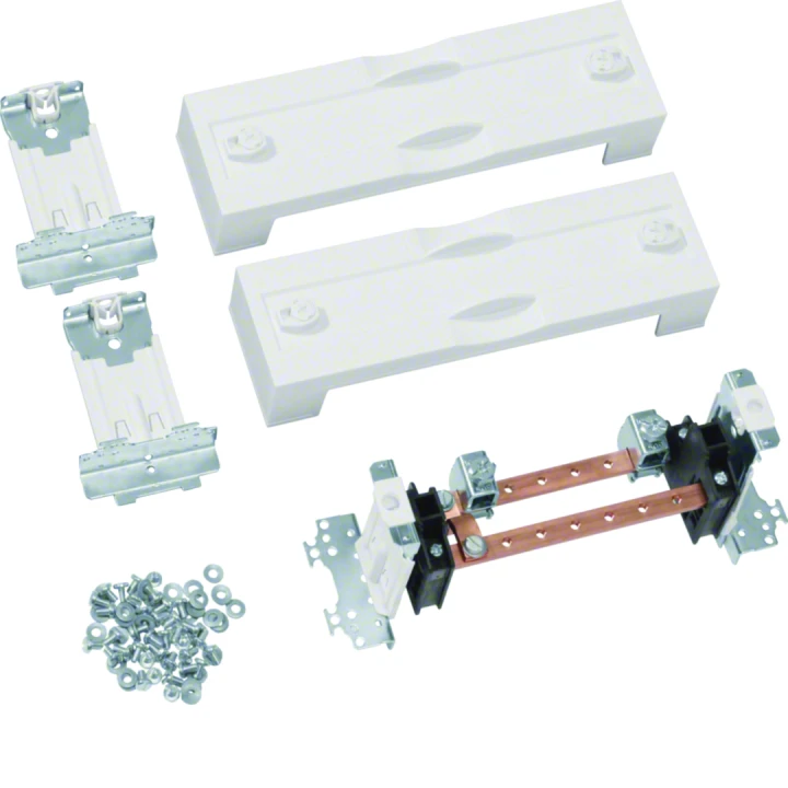 Jeu de 2 plastrons pleins avec bornier de terre  75x250mm pour univers
