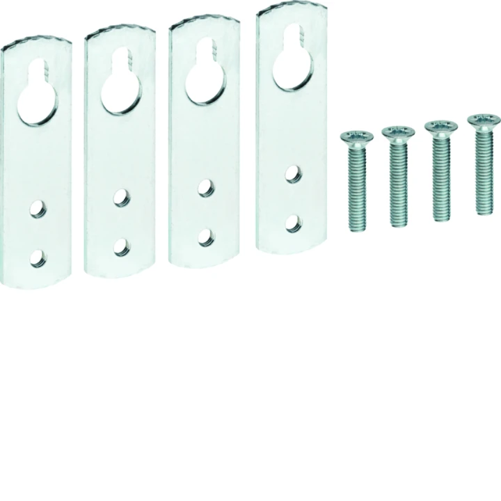 Jeu de 4 pattes de fixation murale pour coffret NewVegaD saillie