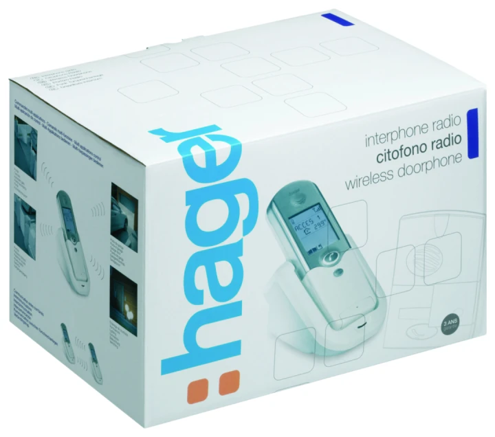 Kit interphone 1 log. (combiné+base secteur+badge+platine+coffret tech.)