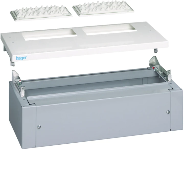 Kit tête et socle IP43 IK08 pour armoire quadro4 260x620mm RAL9010 Blanc pur