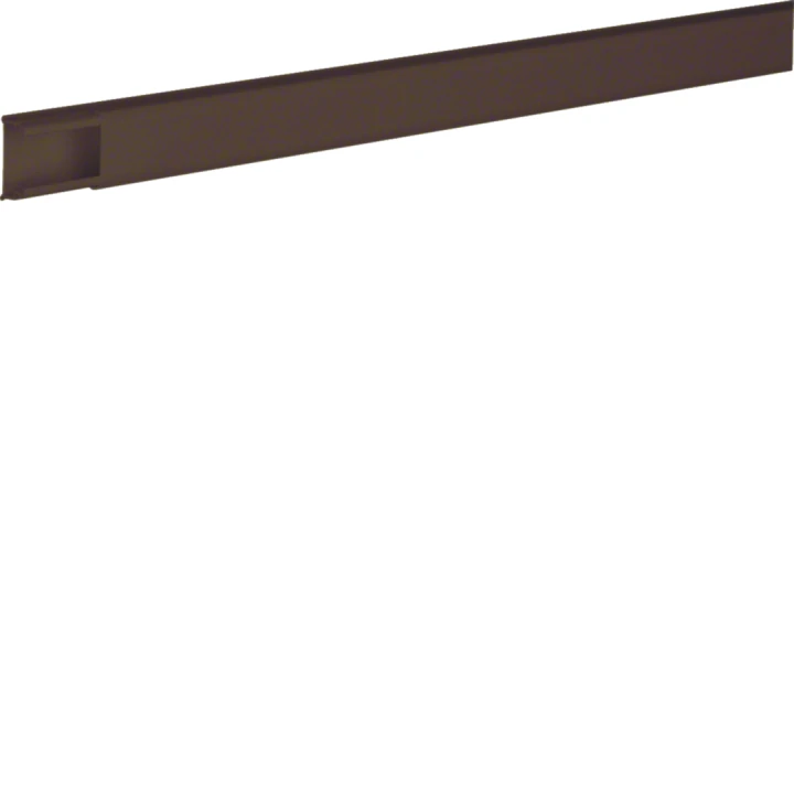 Moulure Ateha 12x20mm 1 compartiment PVC marron