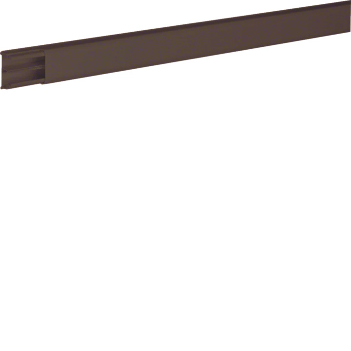 Moulure Ateha 12x20mm 2 compartiments, Marron