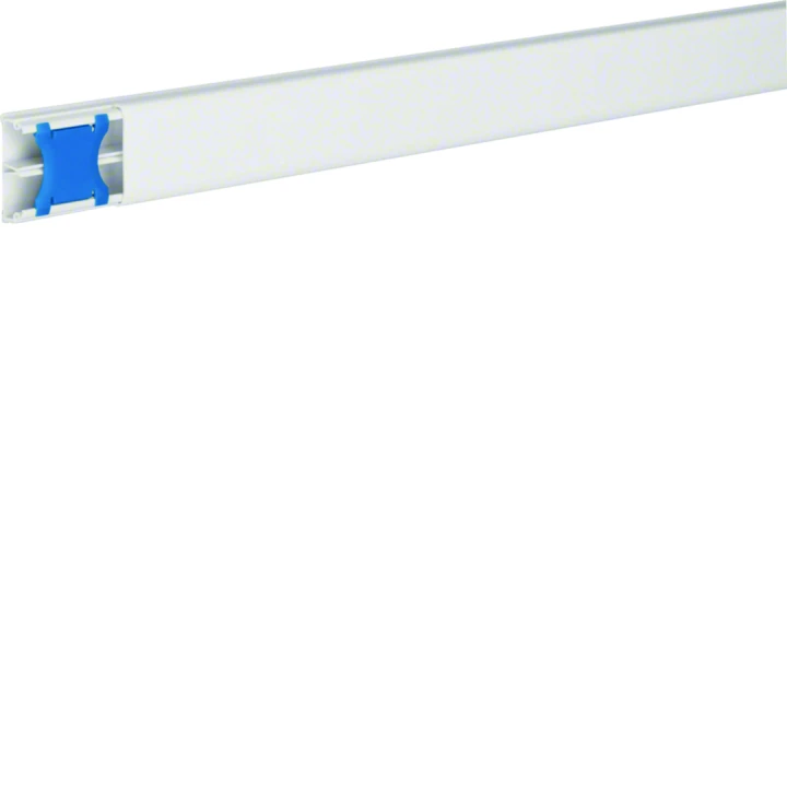 Moulure Ateha 12x30mm 2 compartiments, Blanc