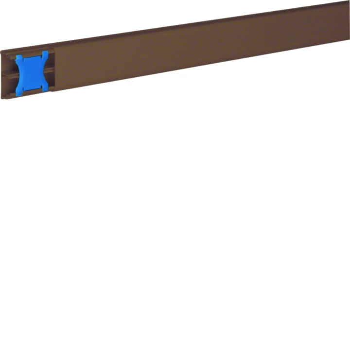 Moulure Ateha 12x30mm 2 compartiments, Marron