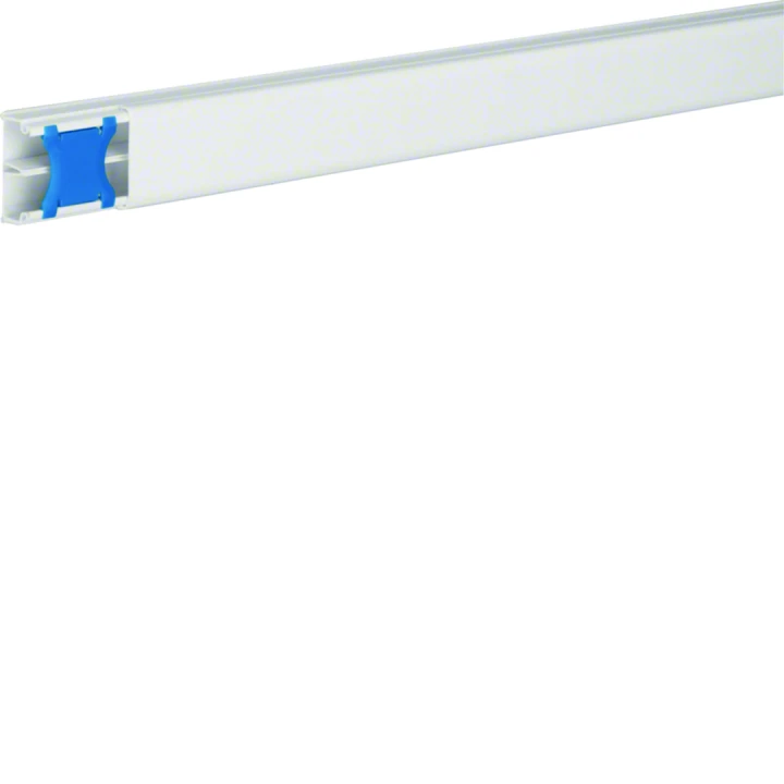 Moulure Ateha 16x30mm 2 compartiments, Blanc