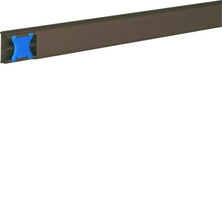 Moulure Ateha 16x30mm 2 compartiments, Marron
