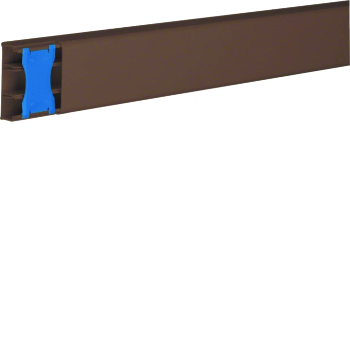 Moulure Ateha 20x50mm 3 compartiments, Marron