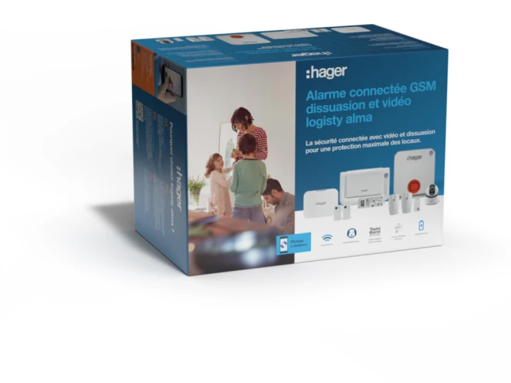 Pack alarme connecté GSM dissuasion et vidéo