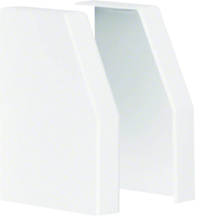 Paire d'embouts côtés droit et gauche pour goulotte RK 150x110mm Blanc