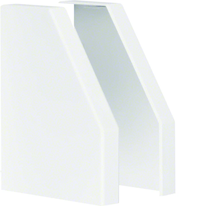 Paire d'embouts côtés droit et gauche pour goulotte RK 190x110mm Blanc