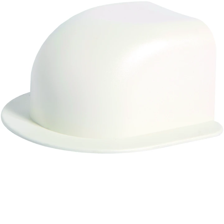 Passage de mur pour goulotte de climatisation CLM 50 x 65 mm Blanc paloma