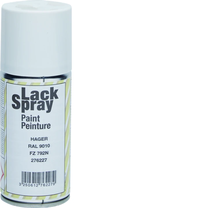 Peinture en bombe aérosol ral 9010 150ml pour retouches des armoires vega D
