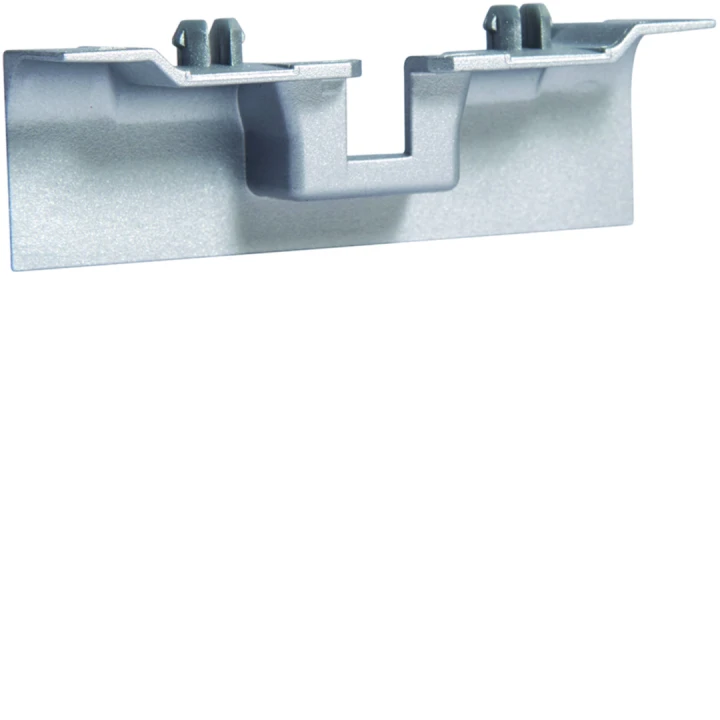 Pièce de recouvrement de support d'appareillage pour plinthe SL20055 alu