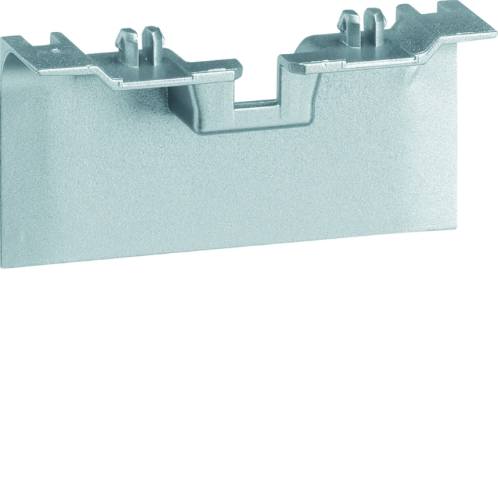 Pièce de recouvrement de support d'appareillage pour plinthe SL20080 alu