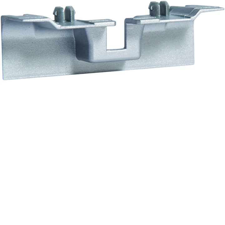 Pièce recouvrement support d'appareillage pour plinthe SL15100 alu