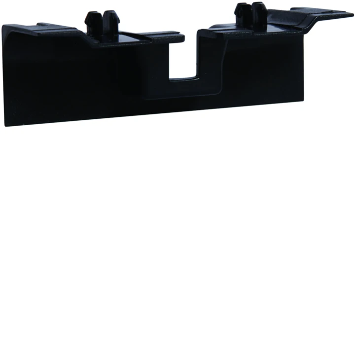 Pièce recouvrement support d'appareillage pour plinthe SL15100 noir