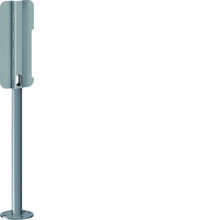 Pied tubulaire pour 2 bornes de recharge référence XEV1K, XEV1R RAL7021