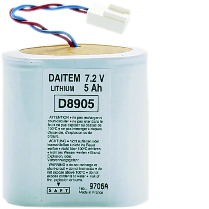 Pile lithium 7,2 volts, 5 Ah