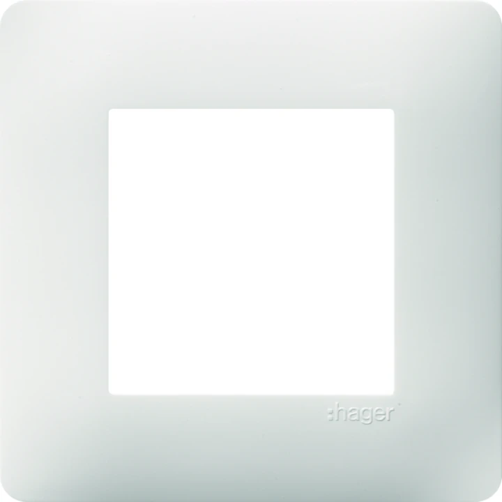 Plaque de finition Essensya 1 poste Pure lot de 50