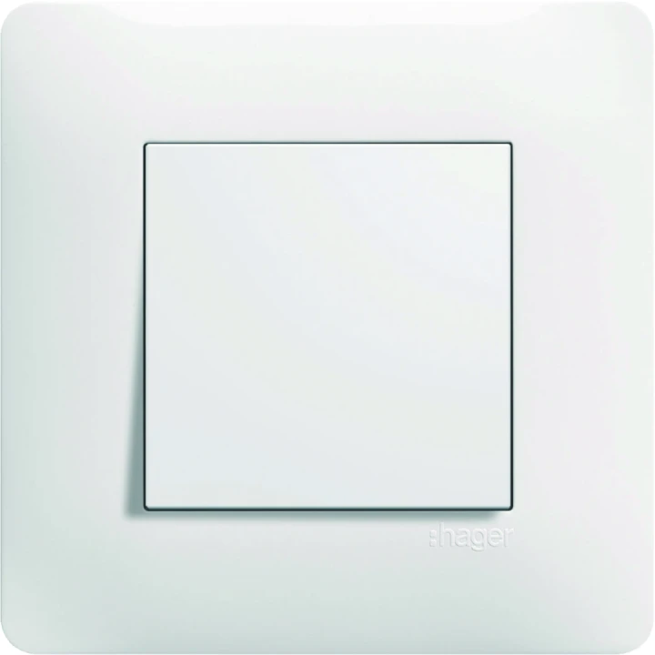 Plaque de finition Essensya 1 poste Pure