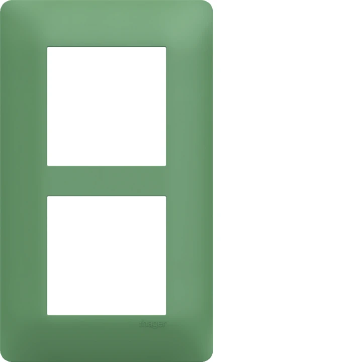 Plaque de finition Essensya 2 postes Botanic entraxe 57 mm