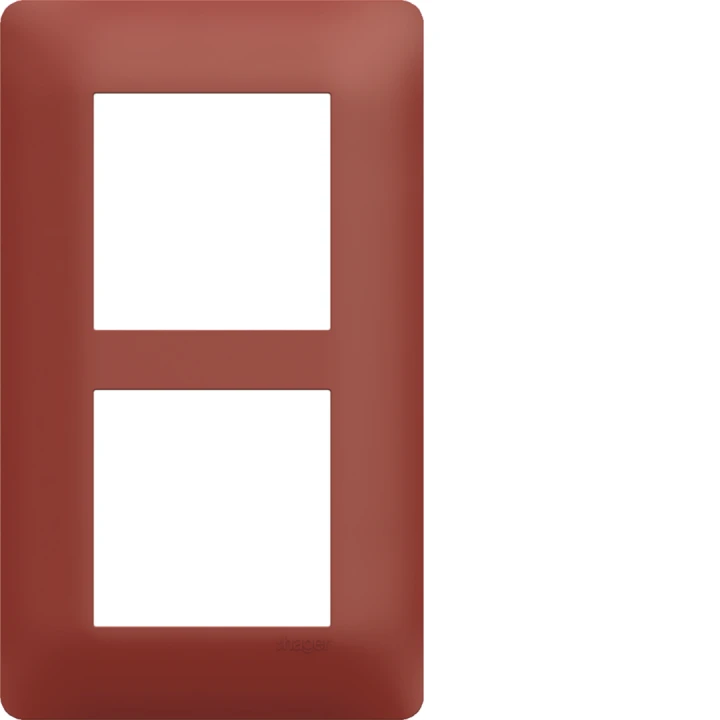 Plaque de finition Essensya 2 postes Sierra entraxe 57 mm
