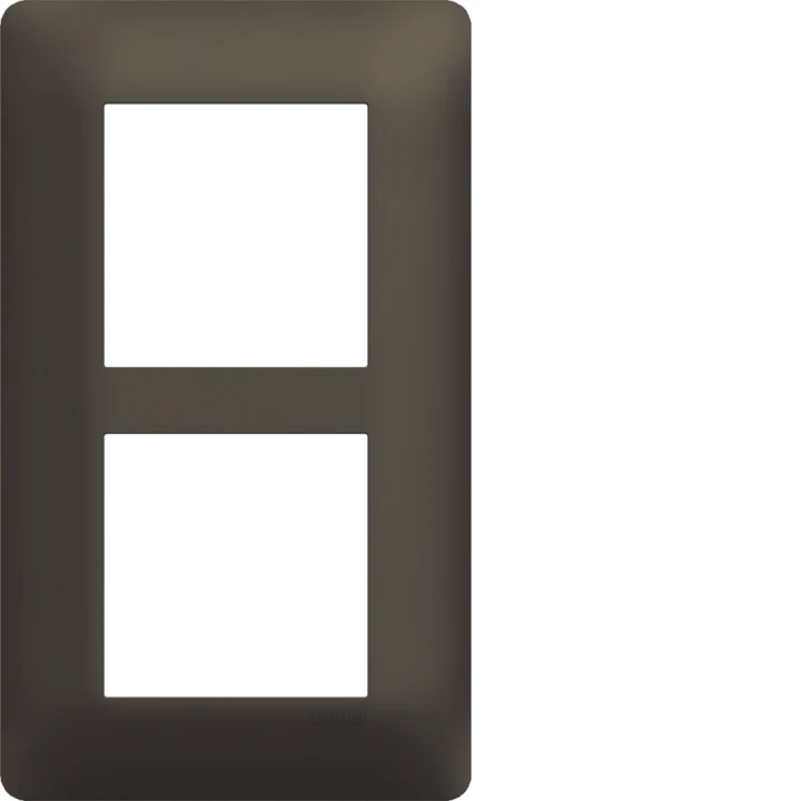 Plaque de finition Essensya 2 postes Terra entraxe 57 mm