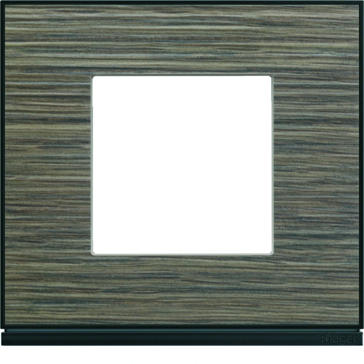 Plaque de finition Gallery 1 poste Pecan