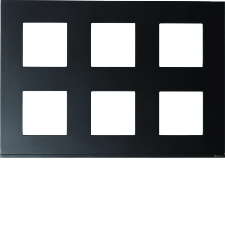 Plaque de finition Gallery 12 modules Nuit entraxe 71 mm