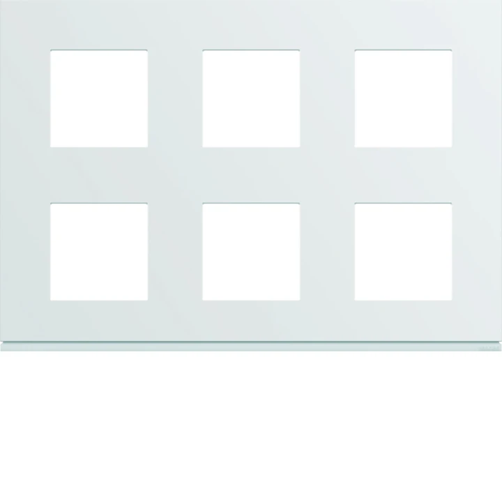 Plaque de finition Gallery 12 modules Pure entraxe 71 mm