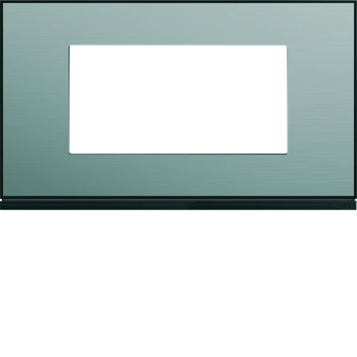 Plaque de finition Gallery 4 modules Acier entraxe 57 mm