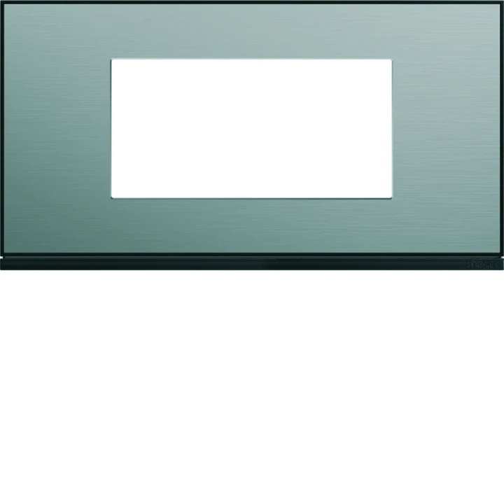 Plaque de finition Gallery 4 modules Acier entraxe 71 mm
