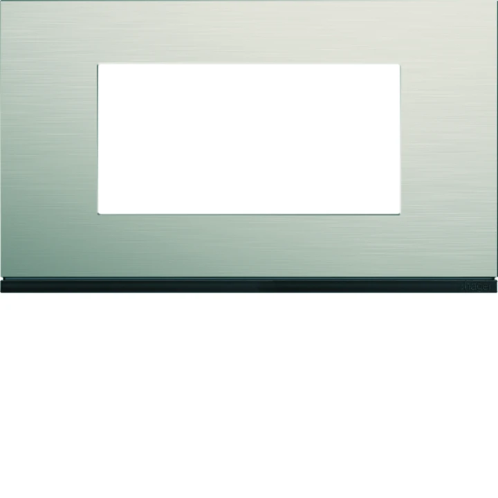Plaque de finition Gallery 4 modules Antique alu entraxe 57 mm