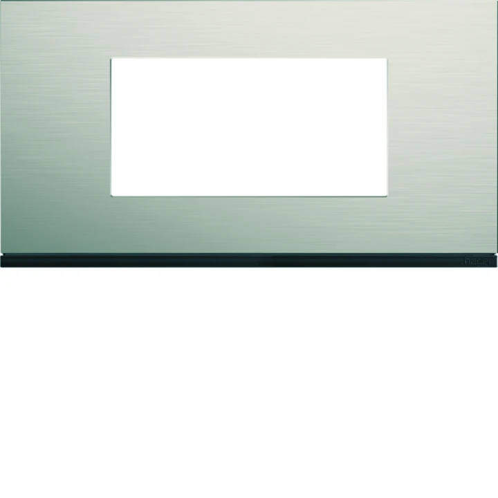 Plaque de finition Gallery 4 modules Antique alu entraxe 71 mm