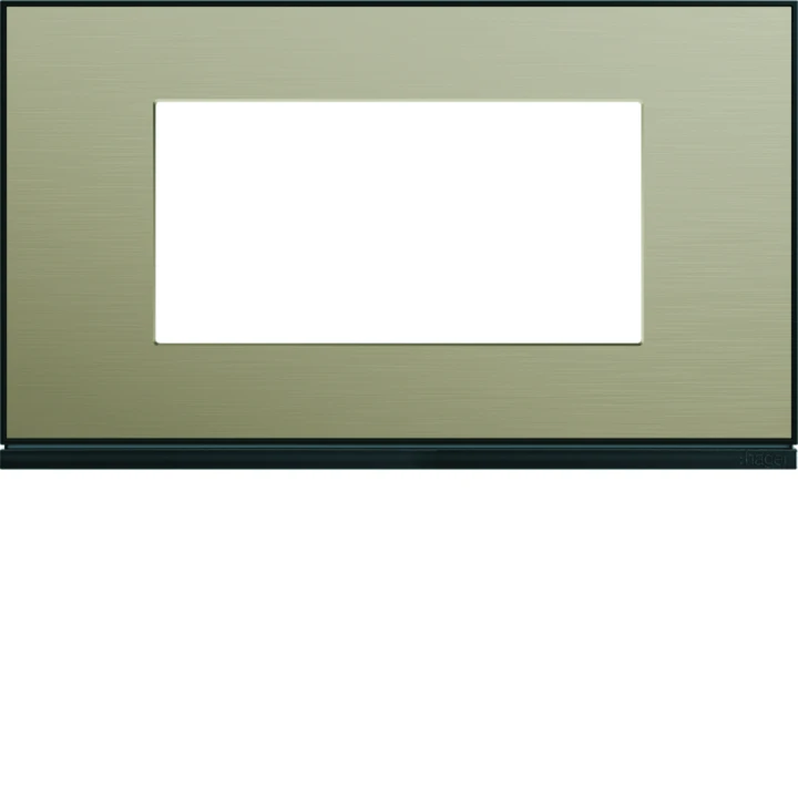 Plaque de finition Gallery 4 modules Bronze entraxe 57 mm